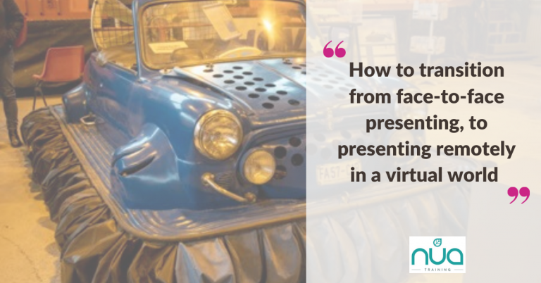 Presenting in a virtual world