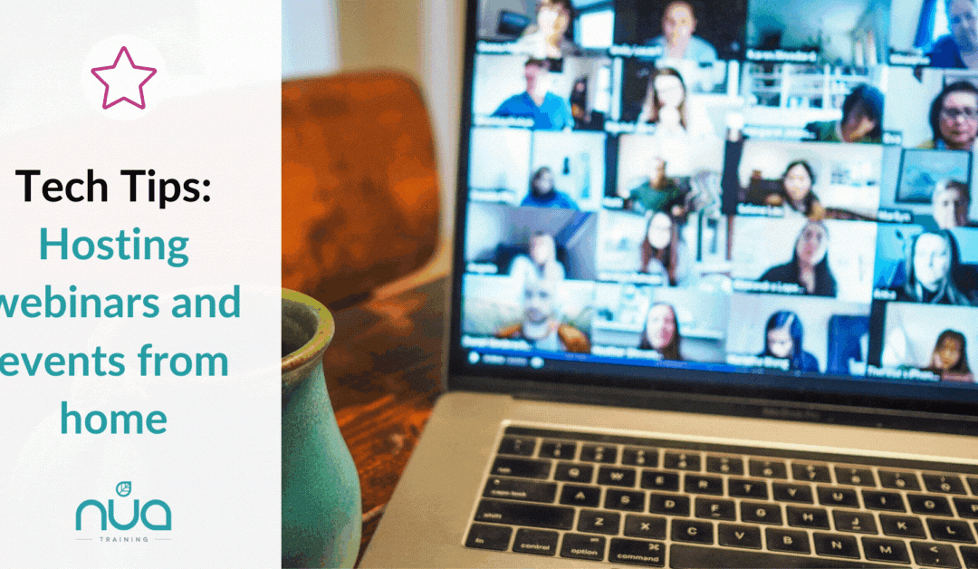 How to Professionally Host a Webinar or Virtual Event at Home – Everything You Need to Know! (Jun21)