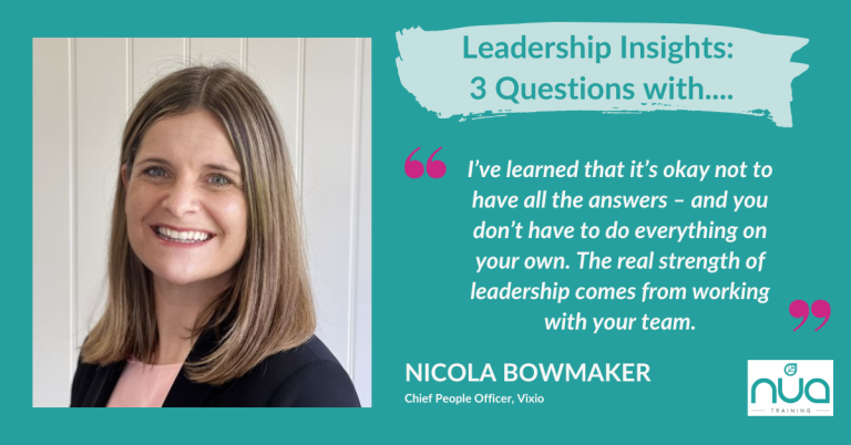 Leadership Insights with Nicola Bowmaker- Leadership Coaching London